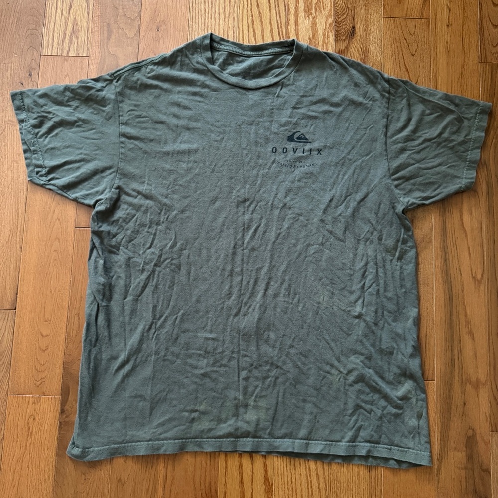 Quiksilver Short Sleeve Tee Casual Cotton Size L